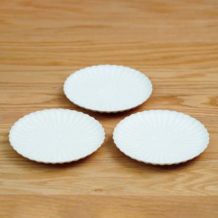 【波佐見焼】花しのぎ トリオ 取皿 小皿 (白) 食器 皿 【団陶器】 [PB87] 波佐見焼
