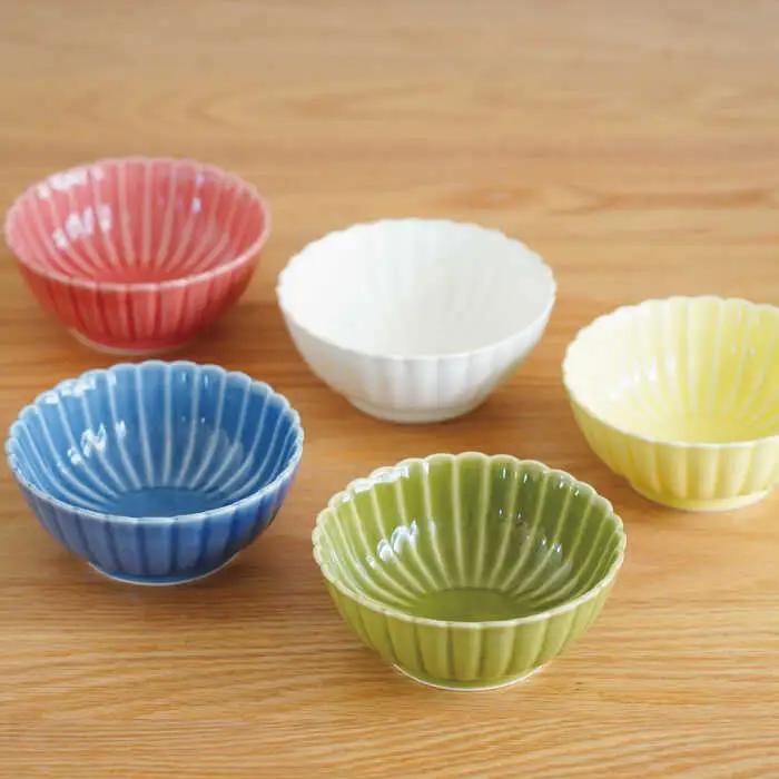 【波佐見焼】花しのぎ 新 小鉢 5色セット 食器 皿 【団陶器】 [PB92] 波佐見焼