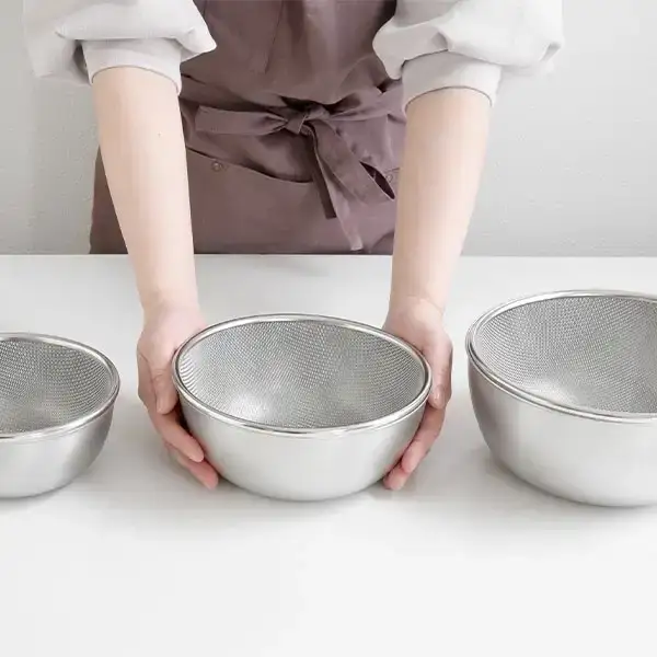 ステンレスボウル ザル プレート 9点セット 燕三条製 ボウル | 新潟県