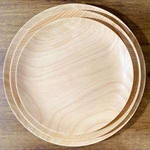 6-44 花と木の工房 メイフラワーズ ヒノキのお皿（9寸皿） ALPBH037