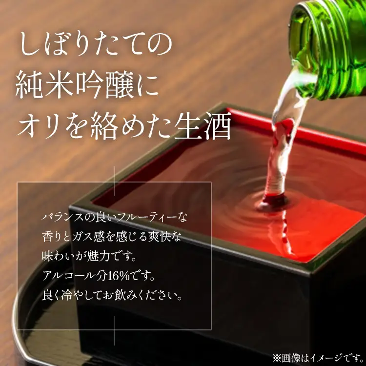 生酒 純米吟醸おりがらみ生酒720ml×2本 生酒 gs-0164