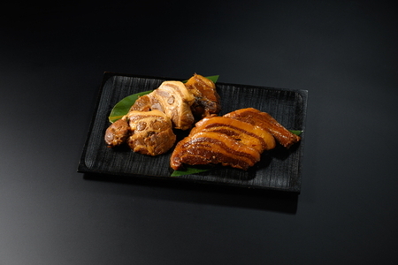 豚肉の甘露煮詰合せ（肩ロース：110g×3・豚バラ：110g×3）茨城県の銘柄豚【常陸の輝き】を使用【古河ブランド認証品】 _BC08
