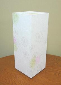 アクリル行灯 Lサイズ 名尾和紙使用 桜透かし模様