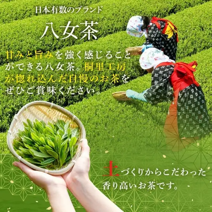 お茶作り名人の無農薬八女茶＜2本＞【ドイツ開催お茶コンテスト銀賞受賞！】