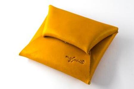 maf pinto コインケース レザー 革 小銭入れ 財布 イエロー