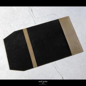 maf pinto (マフ ピント) レザーブックカバー 四六判サイズ オリーブ 本革 日本製