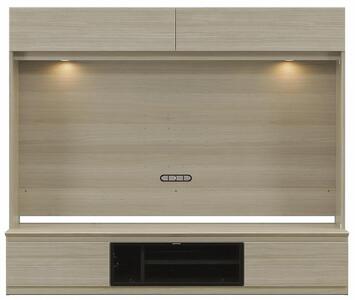 シャルム 幅200cm TVボード グレージュ 壁掛け金具付 テレビボード 壁面収納 テレビ台 壁面テレビ台