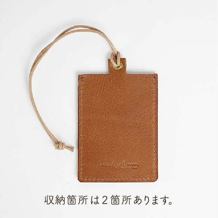 紐付き の パスケース 《糸島》【LADIES&GENTLEMEN】 革 革製品 [ADK035]