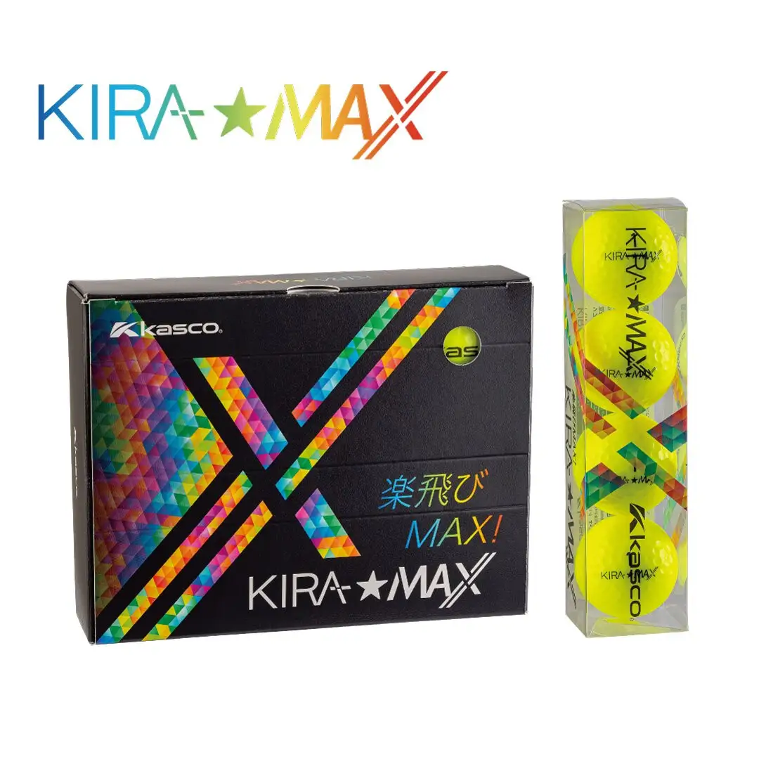 ゴルフボール  KIRA MAX 12球入 1ダース【カラー ：ホワイト】  ゴルフ キャスコ kasco