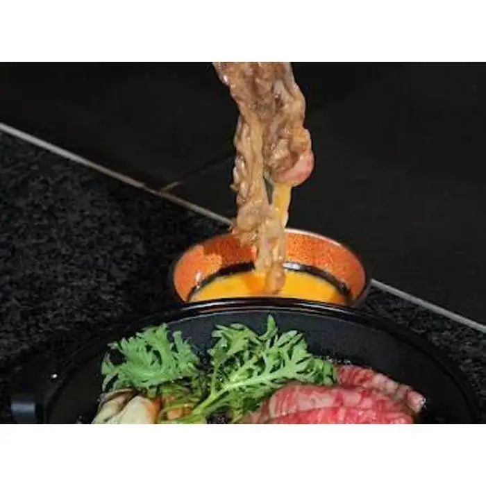 独自熟成　黒毛和牛　A5ロース　すき焼き肉