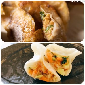 居酒屋のおかあちゃん手作り “パリパリひと口ぎょうざ”と“もちもち餃子”コラボセット 合計80個 H136-039