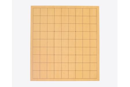 国産「榧」の卓上将棋盤（駒台付）【熊須碁盤店】_A0114-159