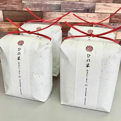 あきたこまち ひの米 玄米 秋田県産 あきたこまち【8kg(2kg×4袋)】【定期便 3ヶ月連続】