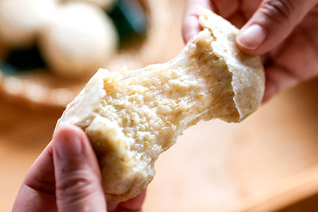 【R8.11月～3月まで順次発送】庄内町産 もち玄健 450g×6袋 計2.7kg 玄米100% 先行受付 ロカボで罪悪感のないおもち つぶつぶ食感 柔らかく よく伸びる 梅木もち屋 個包装 小さめ 玄米餅 ヘルシー【入金期限：2027年2月20日】