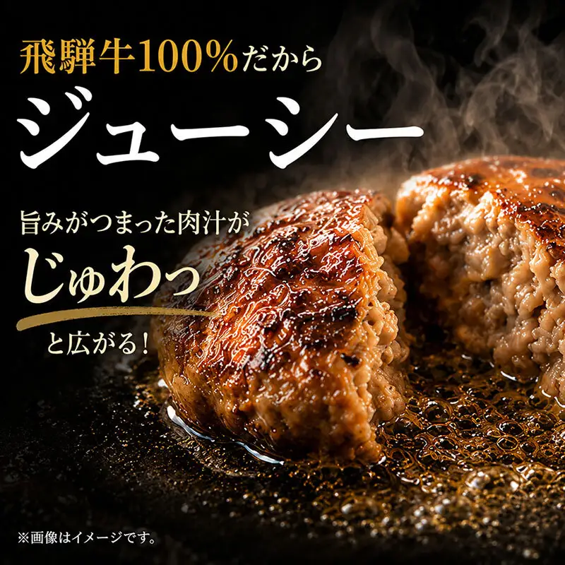 ふるさと納税　飛騨牛 ハンバーグ ロースバーグ 150g×5枚 計750g  和牛 