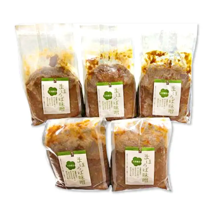 まほろば味噌　800g×4個セット【みそ 味噌 天然 醸造 長期 熟成 無添加 昔ながら 製法】