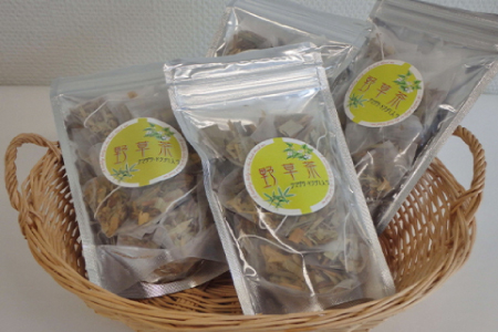 美郷町薬草研究会 野草茶 クマザサ ・ ドクダミ 入り 4袋