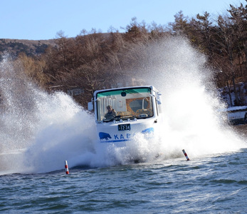 YH003水陸両用バス山中湖のKABA乗車券（乗車記念証つき）大人用１２枚