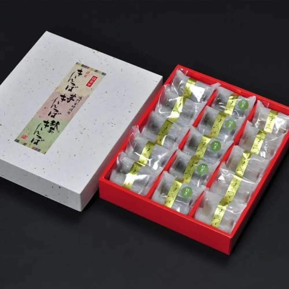 きんつば3種詰合せ（小豆・芋、抹茶）15個入り