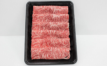 FKK19-734_黒毛和牛 黒樺牛A4～A5等級 ローススライスすき焼き用250g 熊本県 嘉島町