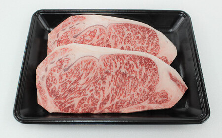 FKK19-733_黒毛和牛　黒樺牛A4～A5等級　肉厚サーロインステーキ600g 熊本県 嘉島町