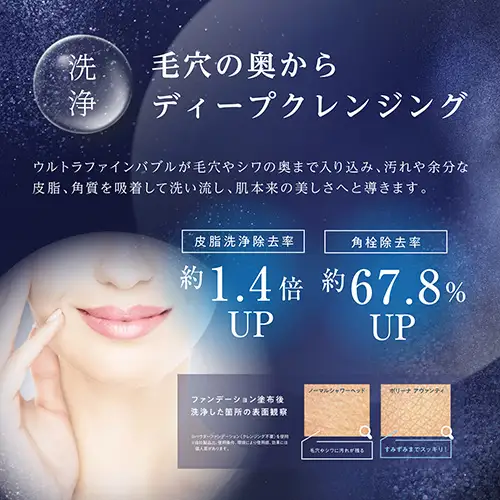 ボリーナ アヴァンティ [No.420] ／ シャワーヘッド マイクロバブル ボリーナ アヴァンティ 節水 微細泡 シャワー快適 水流やさしい 取り付け簡単 家庭用 バス用品 浴室交換 シャワー交換 まろやか肌感 バスグッズ