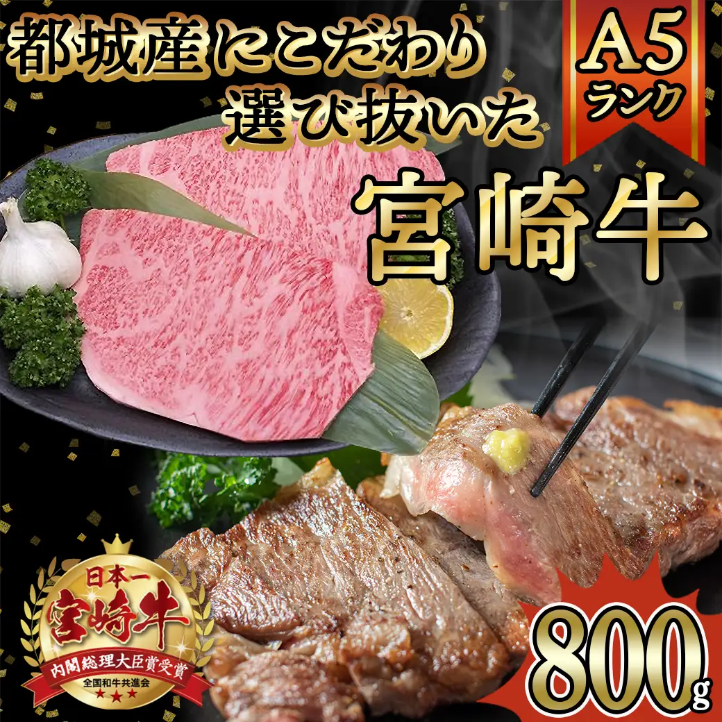 【A5】宮崎牛サーロインステーキ4枚〔MB-0135〕_(都城市) 最高級A5ランクの牛肉 宮崎牛サーロインステーキ 200g×2枚×2P  塩コショウ ステーキソース付 都城産宮崎牛 真空パック ギフト 贈答用