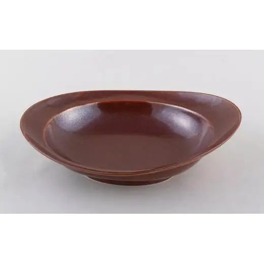〈平戸嘉祥窯〉みかわちカレー皿(ブリック)