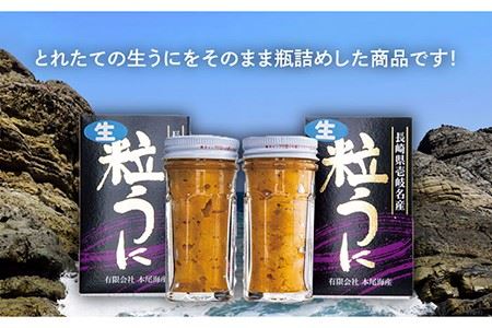 生うに 60g×2本 冷凍ウニ 雲丹 [JAR003] 
