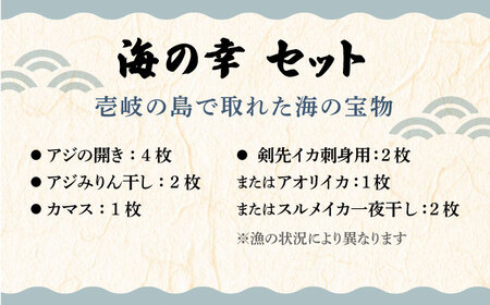 【お中元】壱岐美食の海の幸セット《壱岐市》【壱岐美食企画】[JBU004] イカ 干物 みりん干し 開き 刺身 いか アジ アジの開き おつまみ 朝食 14000 14000円 海産物