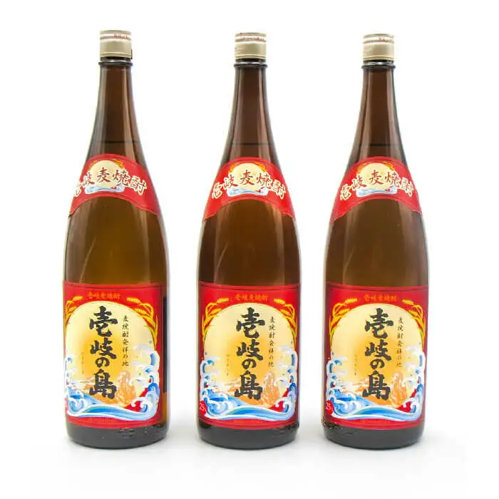麦焼酎 お酒 一升瓶 壱岐の蔵酒造 壱岐の島 1800ml 3本入りセット モンドセレクション金賞受賞 壱岐市 【天下御免】 [JDB113] 