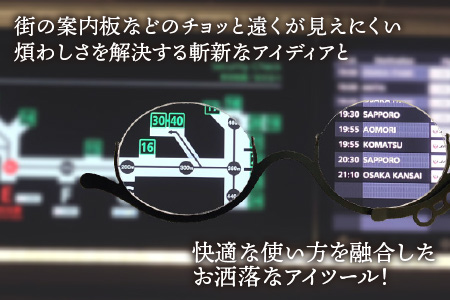 これは便利！チョッと遠くが見やすくなるアイツール！早がんきょう 1枚 専用ケース付き！ [B-8102]
