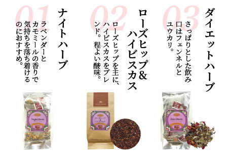 【定期便4回コース】おやすみ前のリラックス ノンカフェインハーブティー ティーバッグ 10種セット × 4回【J-12202】