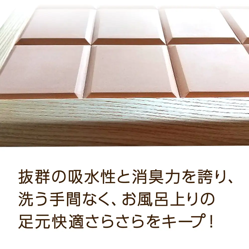珪藻土バスマット　 さらっとE～