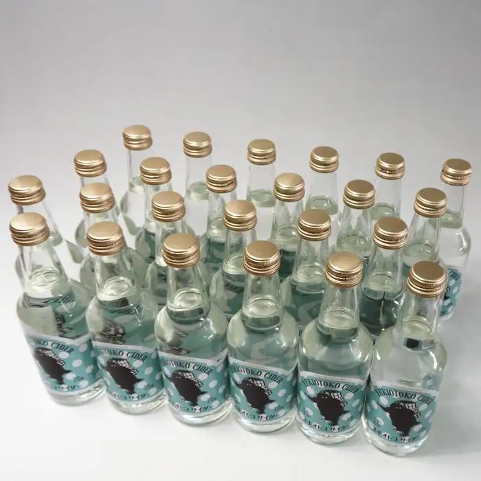 鶴齢 雪男 ユキオトコ サイダー 310ml×24本【天然水 ノンアル 飲料 ソフトドリンク 甘さ控えめ 】