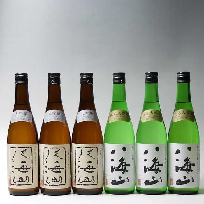 日本酒 八海山 大吟醸・純米大吟醸 720ml×6本セット｜八海山