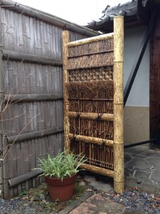 袖垣の定番・西山垣（幅75cm）＜京竹工芸＞◇