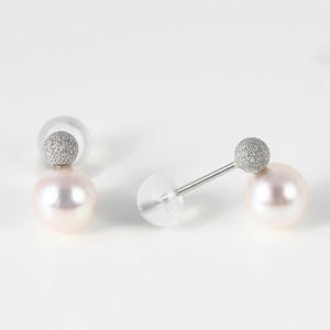 1029 プラチナあこや本真珠ピアス　フラッシュボール　　プラチナ Pt  あこや真珠 ピアス 伊勢志摩 アクセサリー ジュエリー フォーマル カジュアル ギフト 伊勢市 フラッシュボール プチ