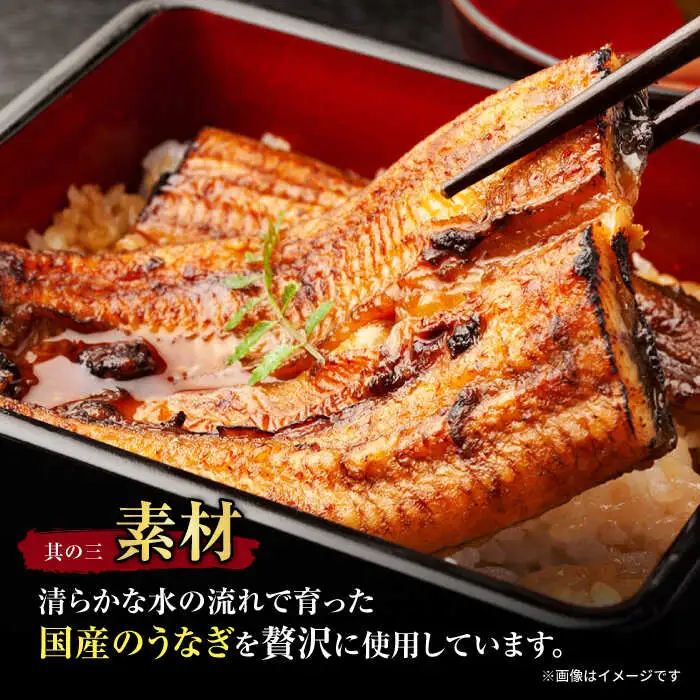 【3回定期便】福田屋食品　うなぎ蒲焼3P(真空パック) / 特上 うなぎ 鰻 蒲焼 ウナギ / 諫早市 / 諫早観光物産　コンベンション協会  [AHAB001]