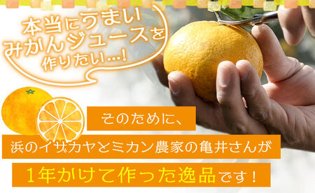 温州みかんジュース#20 ３本セット【愛媛県西予市明浜産】 ANS0002