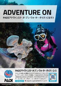 チケット PADIダイビング講習 ｜ アドバンスコース（1.5日eラーニング）【恩納村ラグーン】