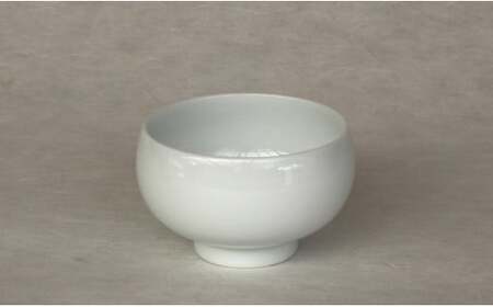 現代の名工 矢鋪與左衛門作【白磁煎茶碗 蓋付き】有田焼 eo002