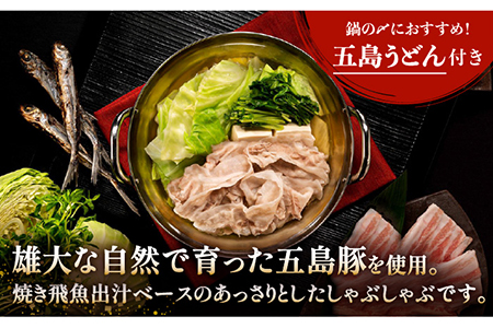 鯛茶漬け8食＆五島あご出汁しゃぶしゃぶ2-3人前 （五島産豚バラ/あご出汁/〆のうどん/柚子胡椒） 五島市/NEWパンドラ[PAD019]