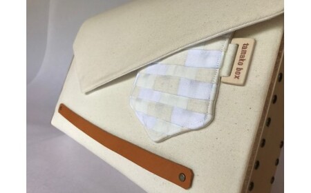 1pocket クラッチバッグキナリ・Ｐホワイト(tamacobox)　AQ001