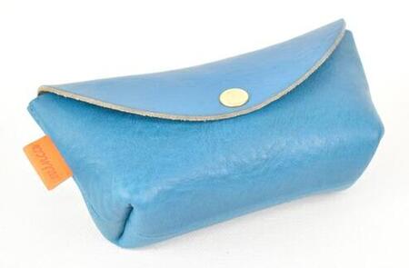 【全6色】栃木レザー ミニポーチ02S　小物入れ ピルケース/Pouch　02/S/ブルー/minca　428【ファッション 人気 おすすめ 】