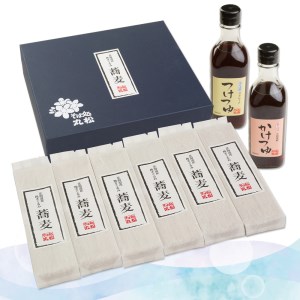 《明治43年創業》丸松100年伝承のそばつゆと挽きぐるみそばのセット (12人前) [0384]