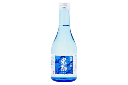 日本酒 米鶴 吟醸酒 生彩300ml×6本