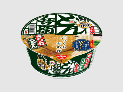 日清の どん兵衛 きつねうどん 天ぷらうどん セット (a21-087)