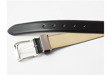 【ふるなびWEEK対象】 【ベルト】 SOMES ベルト M-01 ラウンド33mm ブラック
