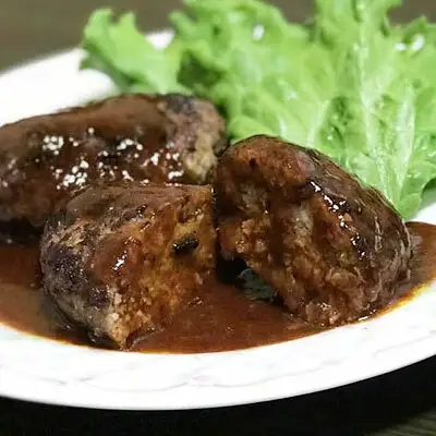 ハンバーグ 手ごね 由利牛 県産豚肉 ハンバーグ【140g×9個】【冷凍】